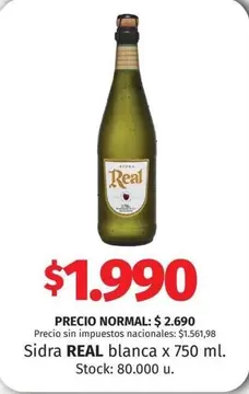 Real - Sidra REAL blanca