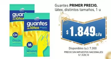 Primer - Guantes PRIMER PRECIO