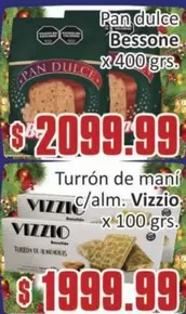 Bessone - Pan dulce, Turrón de maní