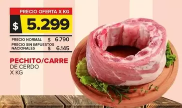 Pechito/Carre De Cerdo