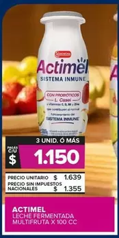 Actimel - Leche Fermentada Multifruta