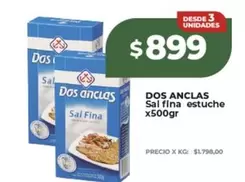 Dos Anclas - Sal fina estuche