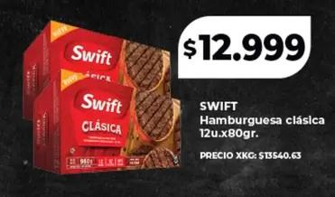 Swift - Hamburguesa clásica