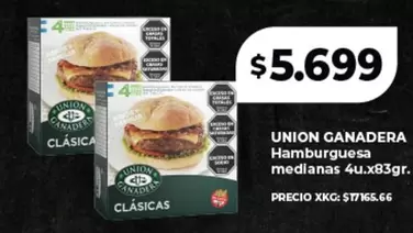 union ganadera - Hamburguesa