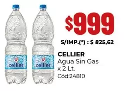 Cellier - Agua Sin Gas