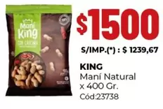 King - Maní Natural
