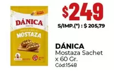 Dánica - Mostaza Sachet