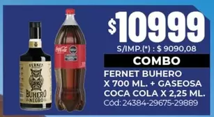 Coca cola - FERNET + GASEOSA