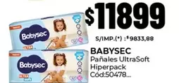 Babysec - Pañales UltraSoft Hiperpack Cód:50478