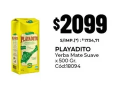 Playadito - Yerba Mate Suave