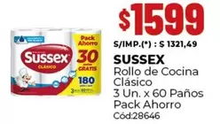 Sussex - Rollo de Cocina Clásico