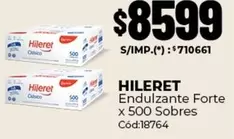 Hileret - Endulzante Forte x 500 Sobres