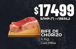X$ - BIFE DE CHORIZO