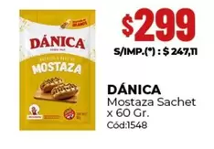 Dánica - Mostaza Sachet