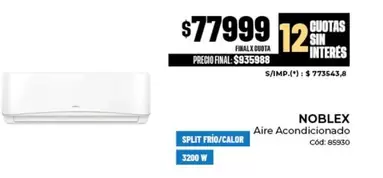 Noblex - Aire Acondicionado