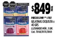Exquisita - GELATINAS EXQUISITA