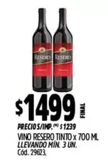 Resero - RESERO TINTO x 700 ML