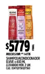 Elvive - SHAMPOO/ACONDICIONADOR