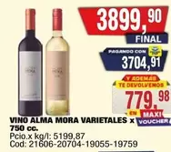 Alma Mora - VINO ALMA MORA VARIETALES