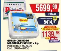 X$ - QUESO CREMOSO x kg.