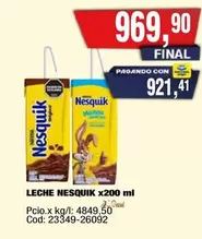 Nesquik - LECHE x200 ml