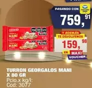 Georgalos - TURRON MANI