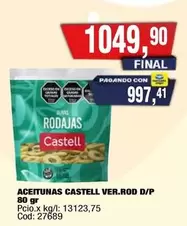 Castell - ACEITUNAS VER.ROD D/P
