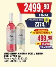 Etnia - CHENIN DCE. / RSDO. DCE.