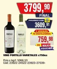 Portillo - VARIETALES x750cc
