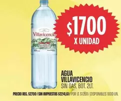Villavicencio - AGUA VILLAVICENCIO