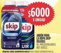 Skip - JABÓN PARA LA ROPA DILUIBLE