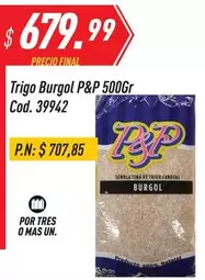 S&P - Trigo Burgol P&P 500Gr
