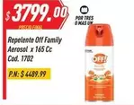 Off - Repelente  Family Aerosol x 165 Cc Cod. 1702