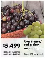 Blanca - Uva blanca/ red globe/ negra x kg