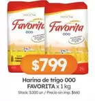 Favorita - Harina de trigo 000