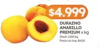 Premium - DURAZNO AMARILLO PREMIUM