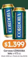 Córdoba - Cerveza CÓRDOBA