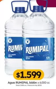 aqua - Agua bidón x 6.000 cc