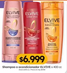 Elvive - Shampoo o acondicionador