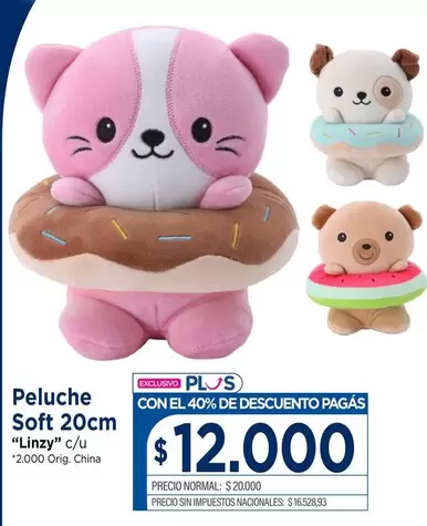 Peluche Soft 20cm