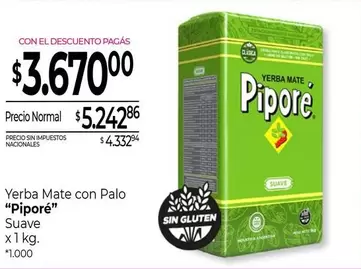 Pipore - Yerba Mate con Palo "Piporé"