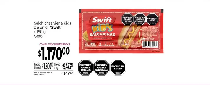 Swift - Salchichas viena Kids