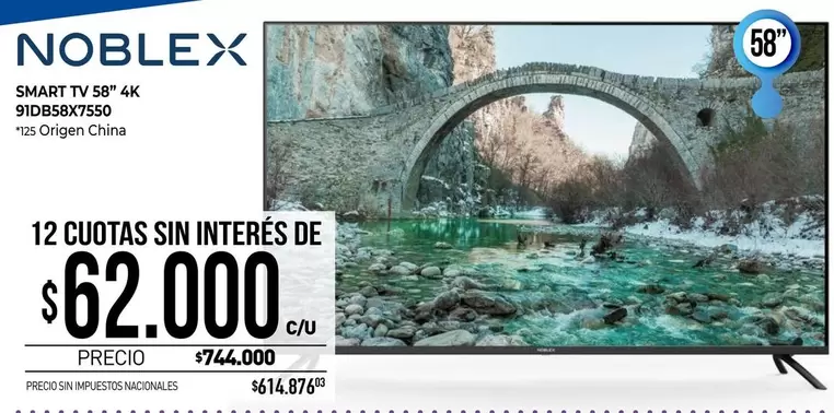 Noblex - SMART TV 50 4K 910858x7550