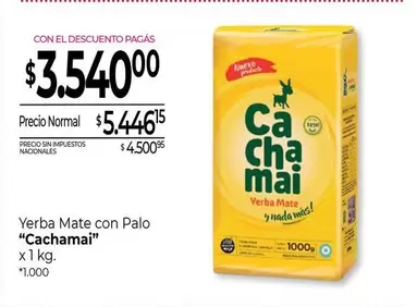 Cachamai - Yerba Mate con Palo