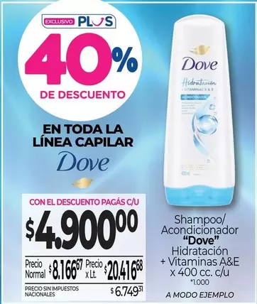 Dove - Shampoo/ Acondicionador