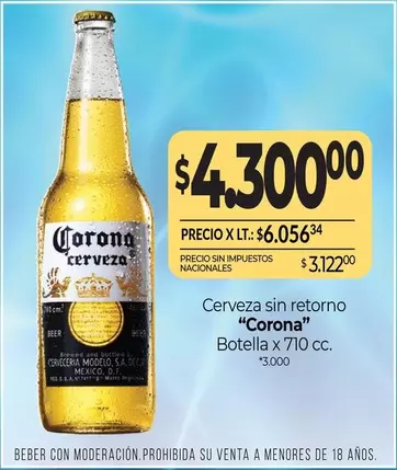 Corona - Cerveza sin retorno