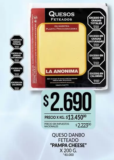 X$ - QUESO DANBO FETEADO
