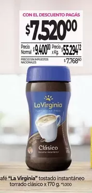 La Virginia - tostado instantáneo torrado clásico