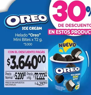 Oreo - Helado "" Mini Bites