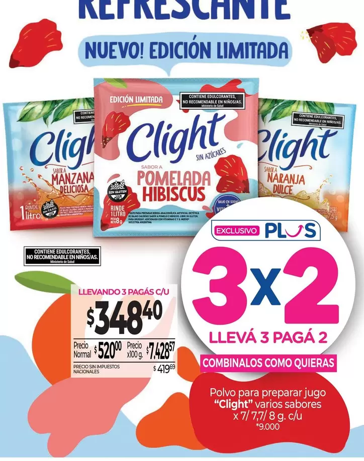 Clight - Polvo para preparar jugo
